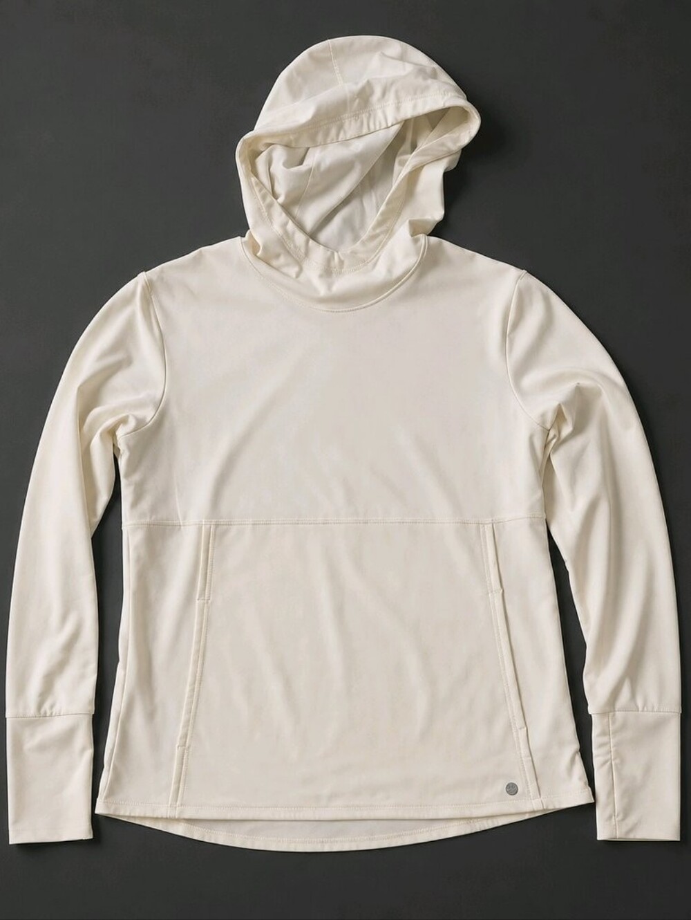 APANA Athleisure Minimal Cream Hooded Pullover Outdoor Hoodie Shirt